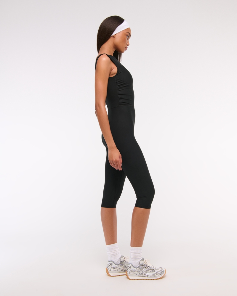 YPB sculptLUX Slash Capri Onesie(black,XXS)