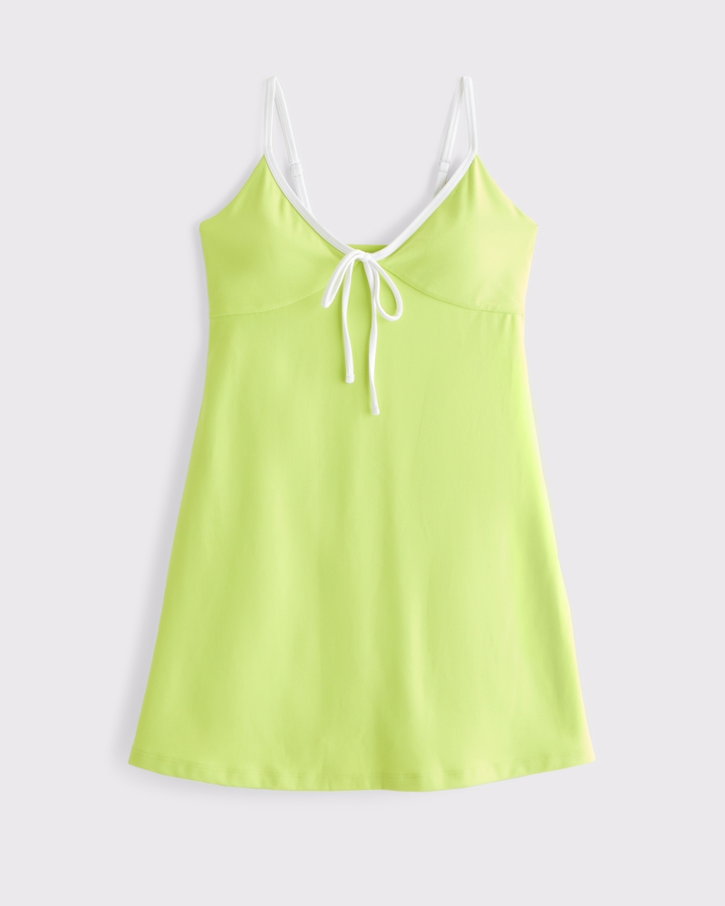 YPB studioFLEX Cami Mini Dress(bright lime,XXS)