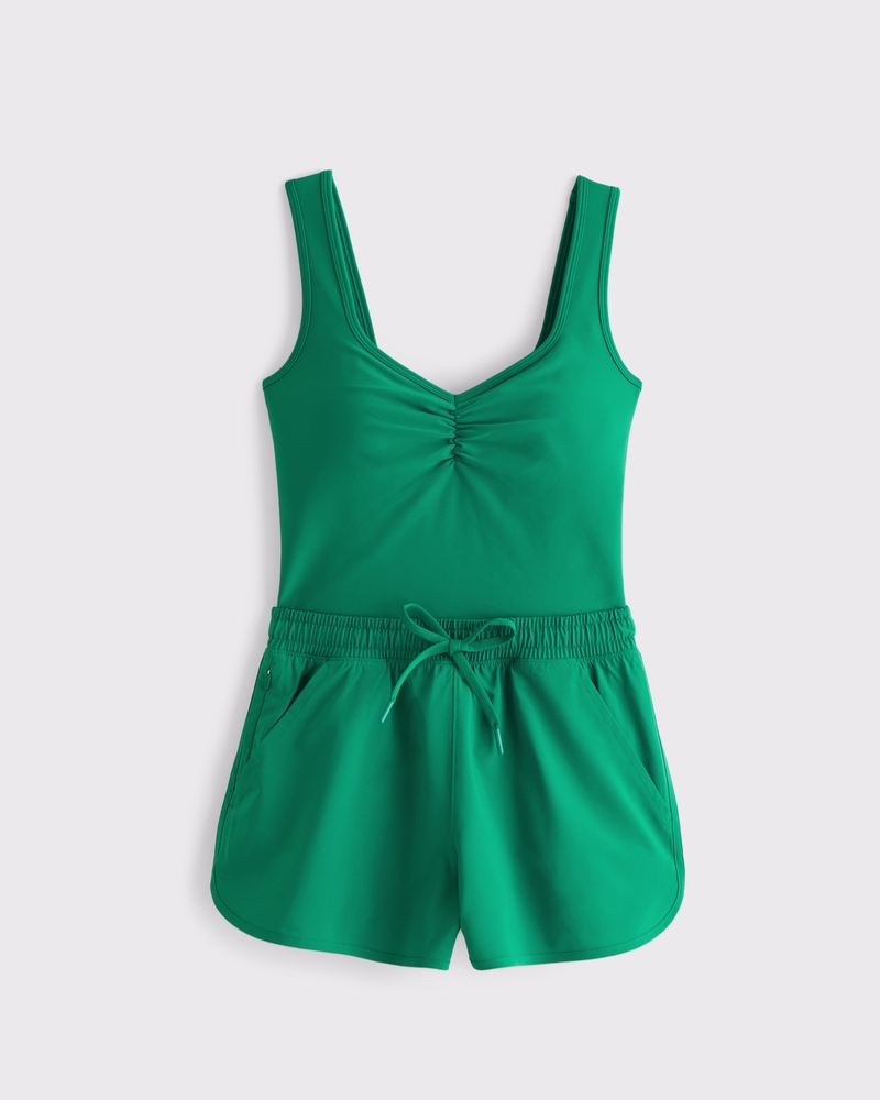 YPB motionTEK Hybrid Onesie(green,XXS)