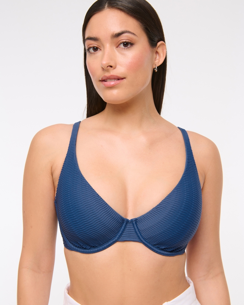 Curve Love High Apex Underwire Bikini Top