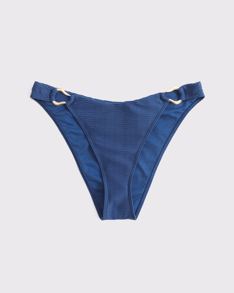 Hardware High-Leg Cheeky Bottom(blue,XXS)