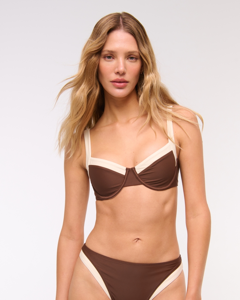 Wide Strap Underwire Bikini Top