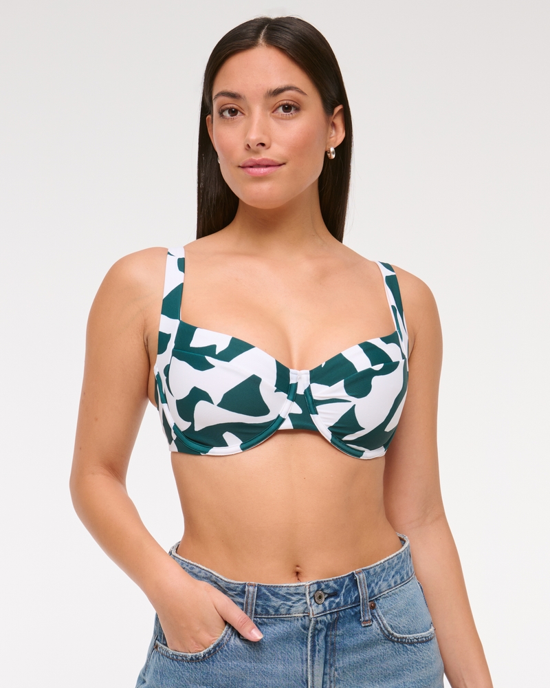 Curve Love Wide Strap Underwire Bikini Top