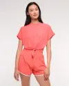 med pink stripe