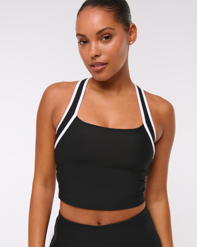 YPB sculptLUX Strappy-Back Tank(black,XXS)