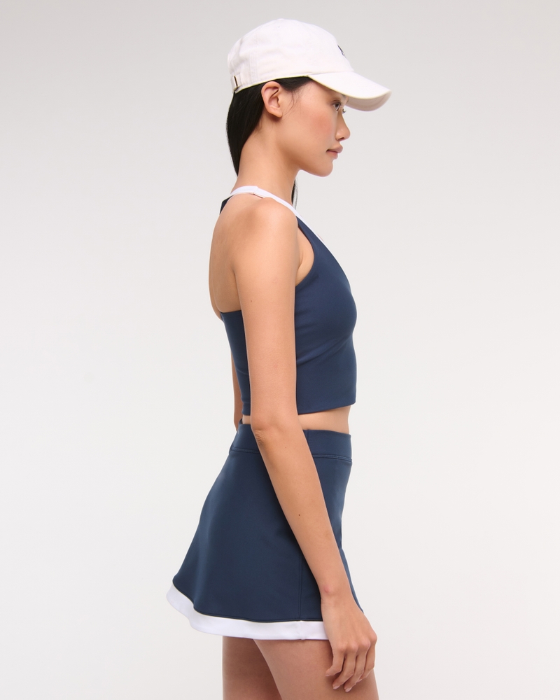 YPB sculptLUX Racerback V-Neck Tank(navy,XXS)