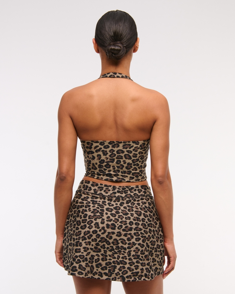 YPB sculptLUX Halter Tank(leopard print,XXS)