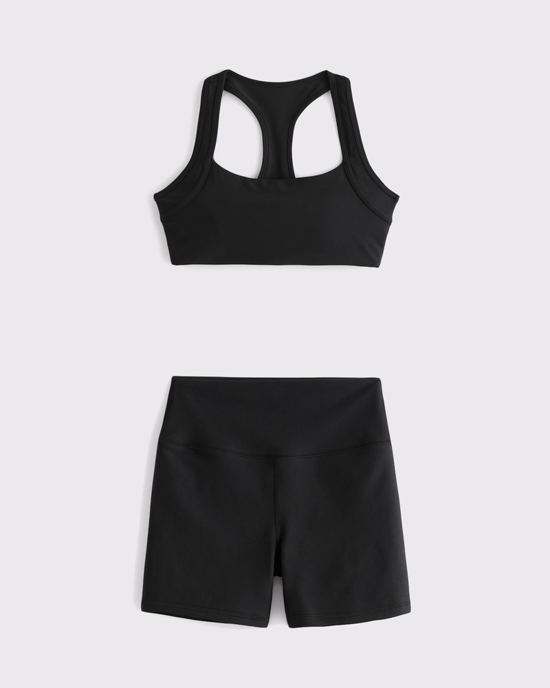YPB sculptLUX Sports Bra & Bike Short Set