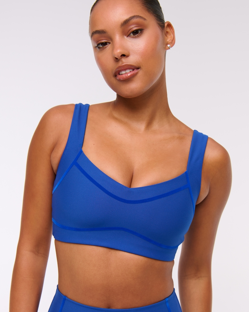 YPB sculptLUX Sweetheart Sports Bra(blue,XXS)