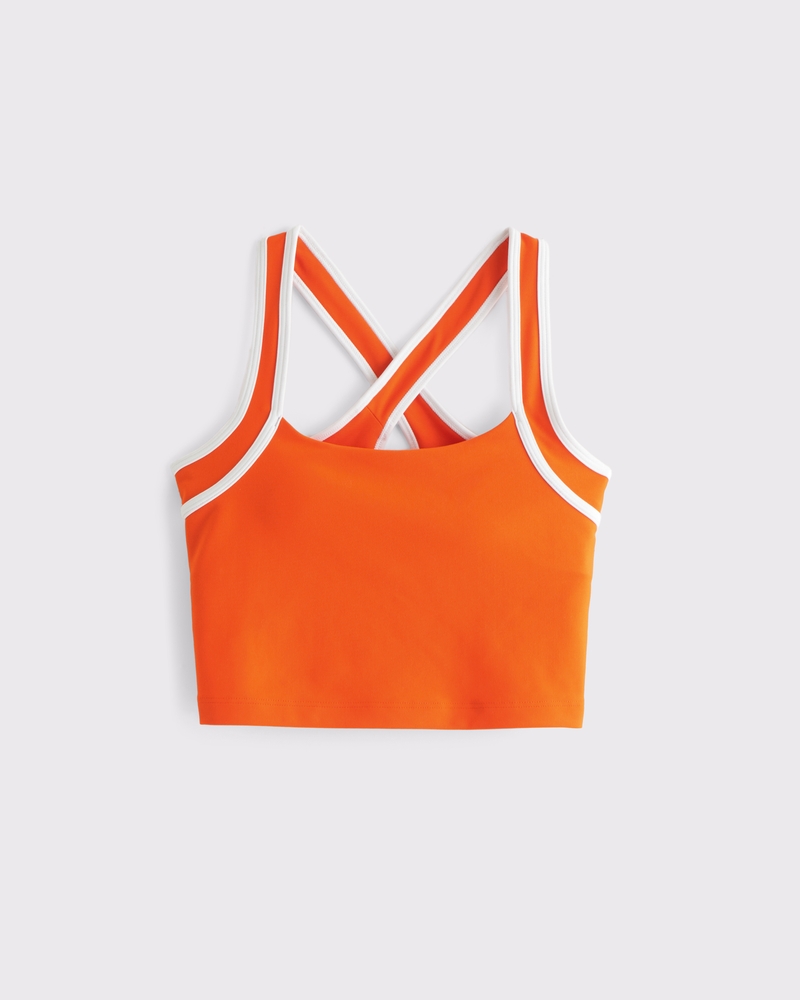 YPB sculptLUX Strappy-Back Tank(bright orange,XXS)