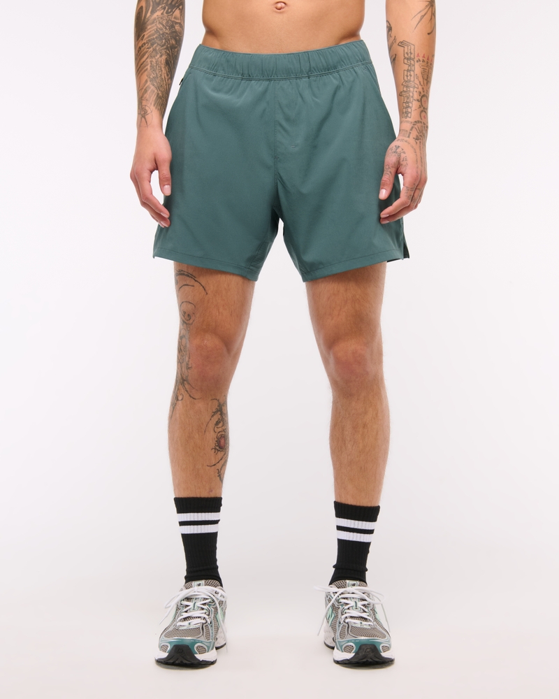 YPB motionTEK Lined Ready Short(green stripe,XS)