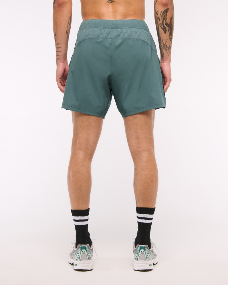YPB motionTEK Lined Ready Short(green stripe,XS)