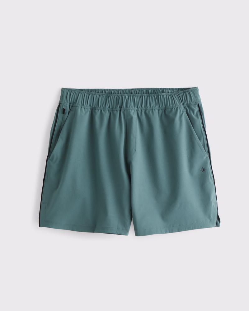 YPB motionTEK Lined Ready Short(green stripe,XS)