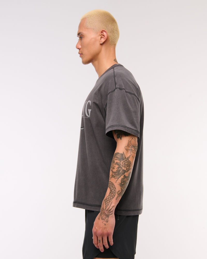 YPB Active Cotton-Blend Tee(evening gray,XS)