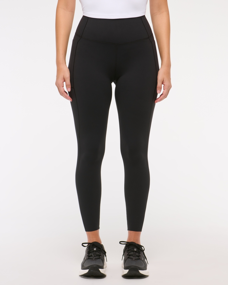 YPB studioFLEX Curve Love 7/8-Length Pocket Legging(black,XXS)