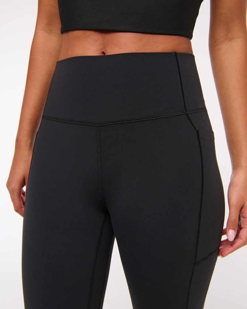 YPB studioFLEX 7/8-Length Pocket Legging(black,XXS)