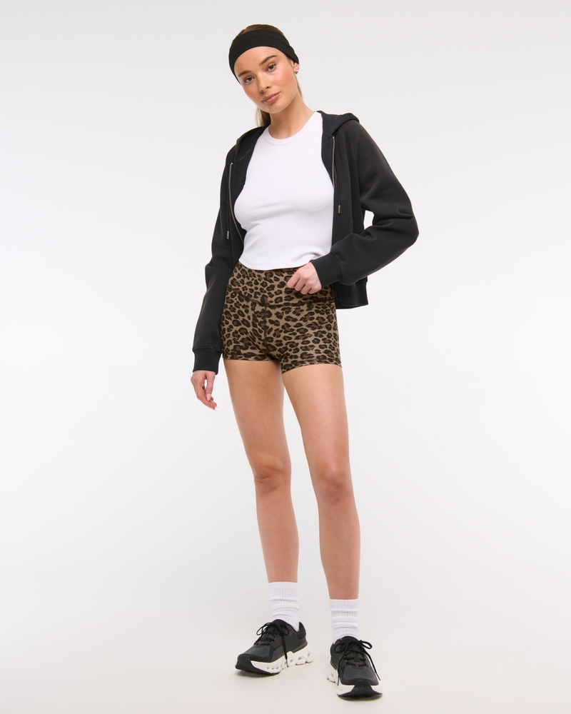 YPB sculptLUX Bike Short(leopard print,XXS)