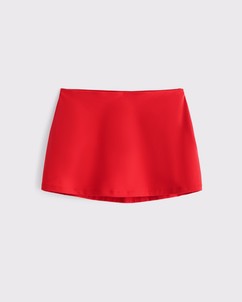 YPB studioFLEX Mid Rise Mini Skirt(red,XXS)