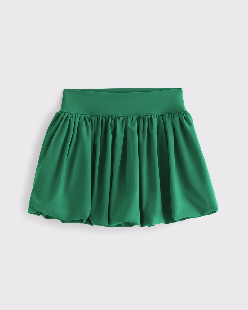 YPB motionTEK Bubble Hem Mini Skirt(green,XXS)