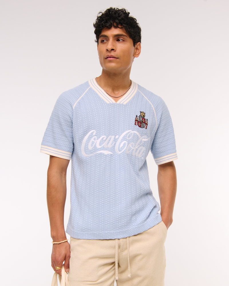 Coca-Cola Soccer Jersey-Inspired Sweater