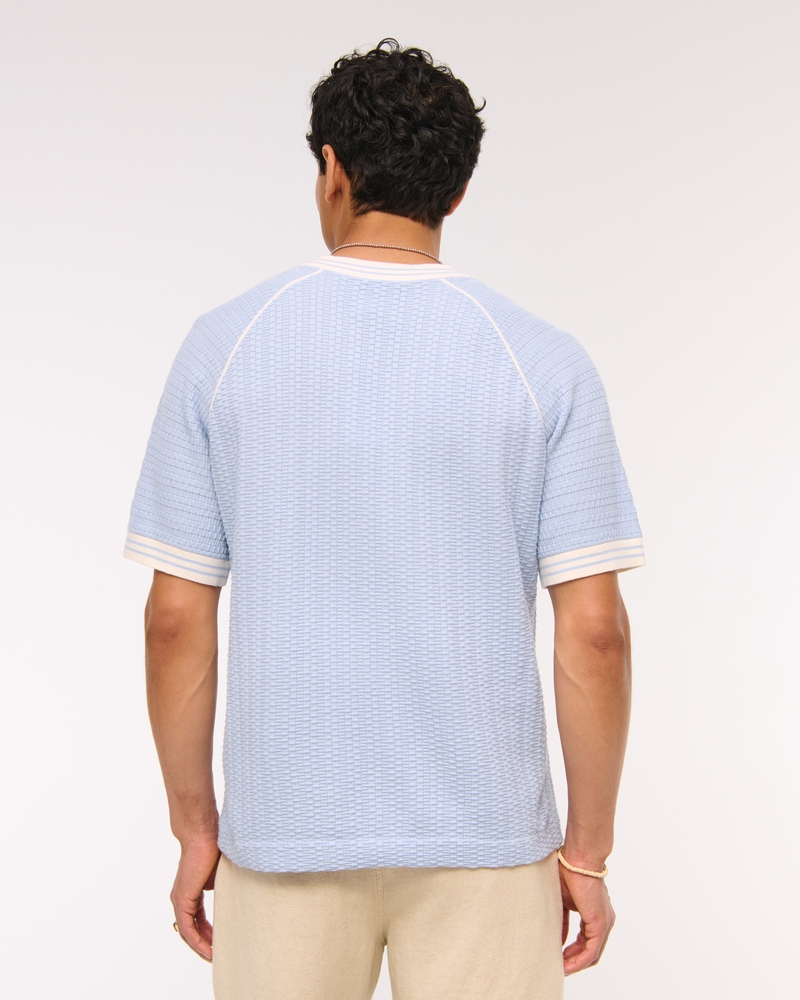 Coca-Cola Soccer Jersey-Inspired Sweater(periwinkle,XS)