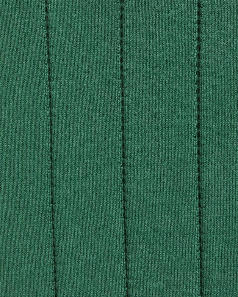 Blocked Johnny Collar Sweater Polo(leaf green,XS)