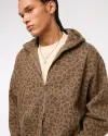 brown leopard print