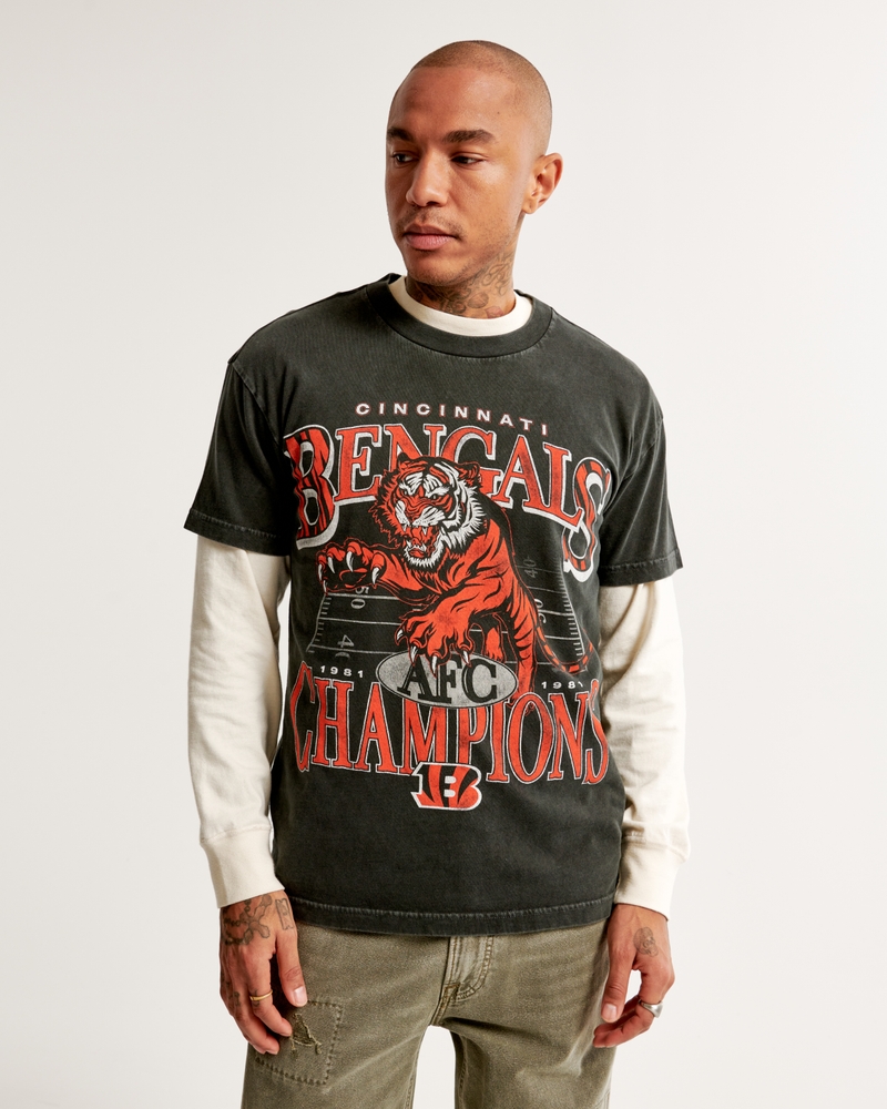 Cincinnati Bengals Graphic Tee(black - bengals,XS)