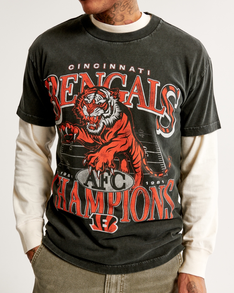 Cincinnati Bengals Graphic Tee(black - bengals,XS)