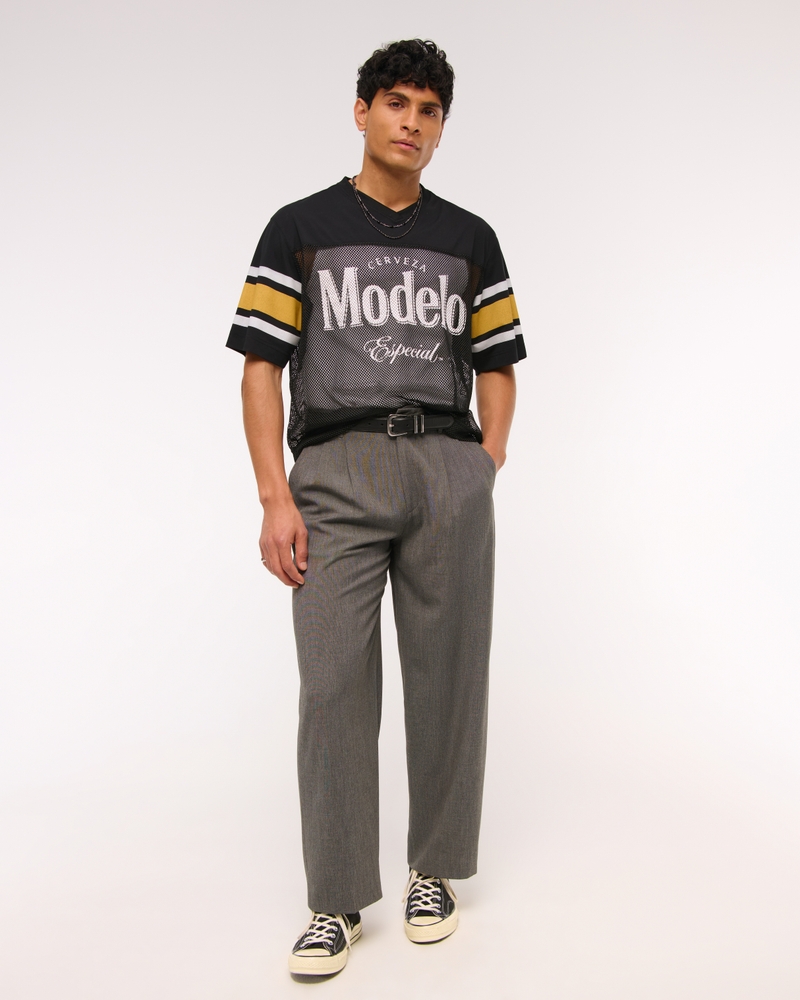 Modelo Cropped Football Jersey(black,XS)