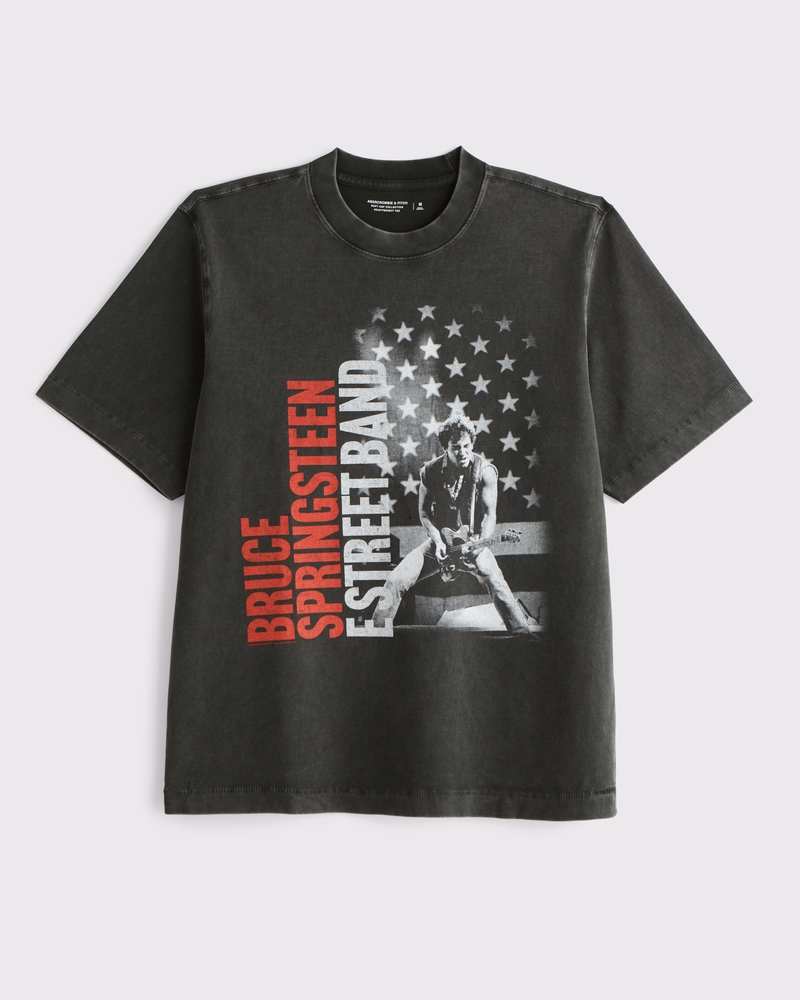 Premium Heavyweight 2.0 Bruce Springsteen Graphic Tee(black wash,XS)