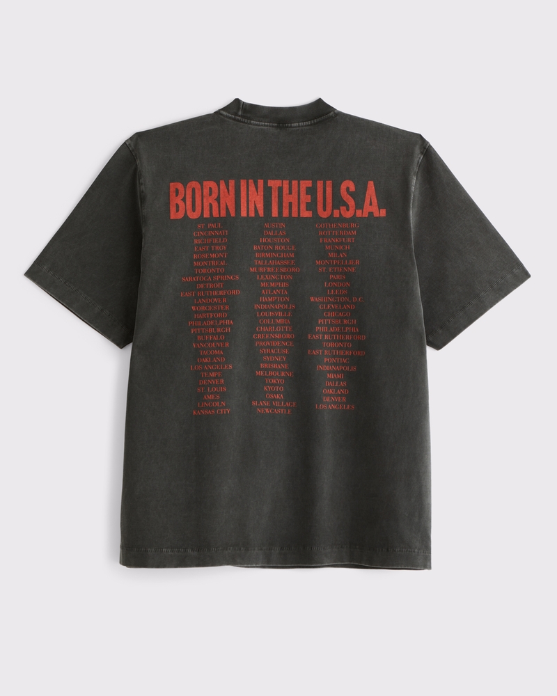 Premium Heavyweight 2.0 Bruce Springsteen Graphic Tee(black wash,XS)