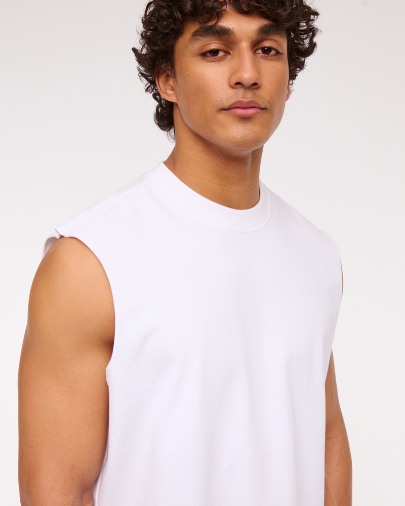 Premium Heavyweight Cropped Tank(white,XS)