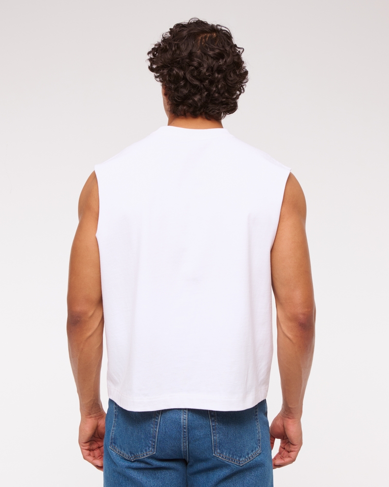 Premium Heavyweight Cropped Tank(white,XS)