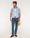 light blue wash