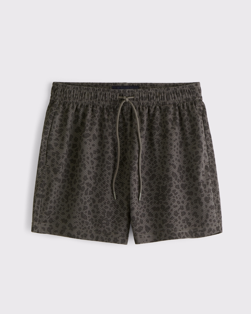 Retro Mesh Short(brown pattern,XS)