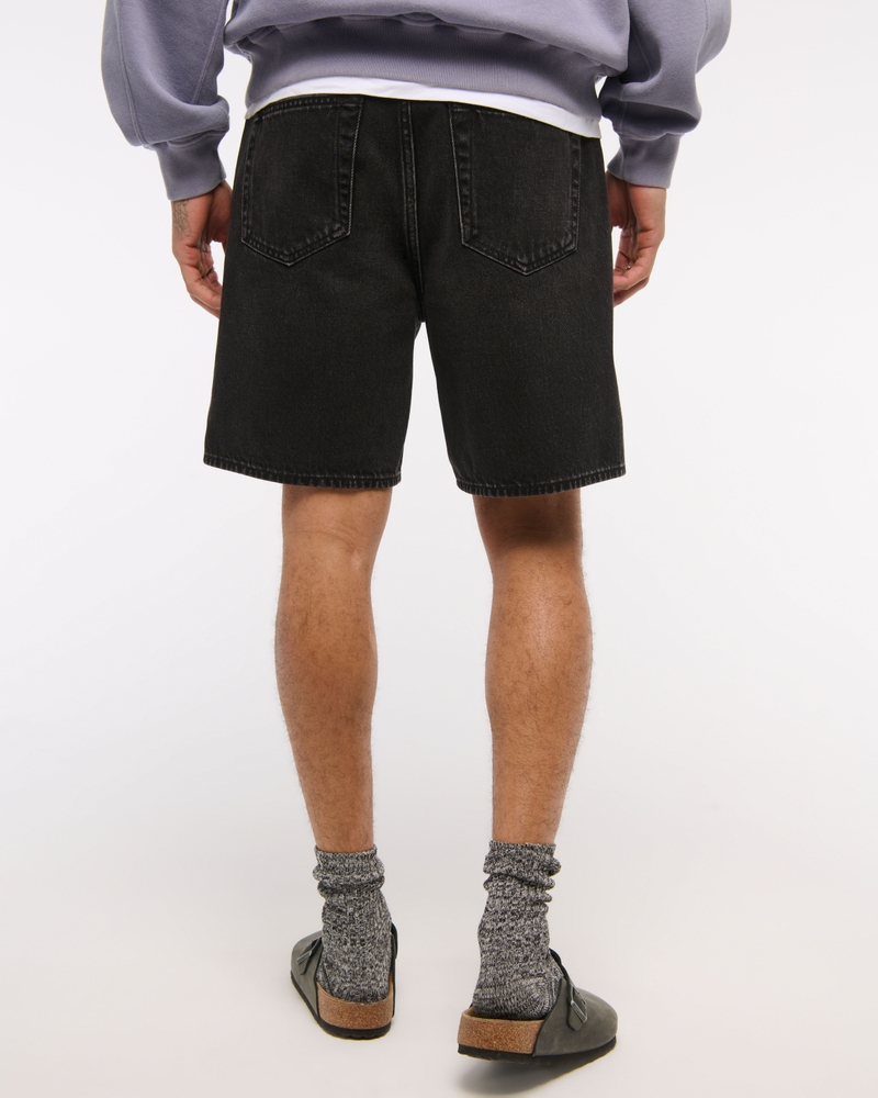 Loose Denim Short(black wash,26)