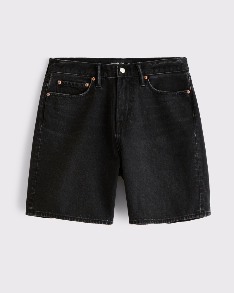 Loose Denim Short(black wash,26)