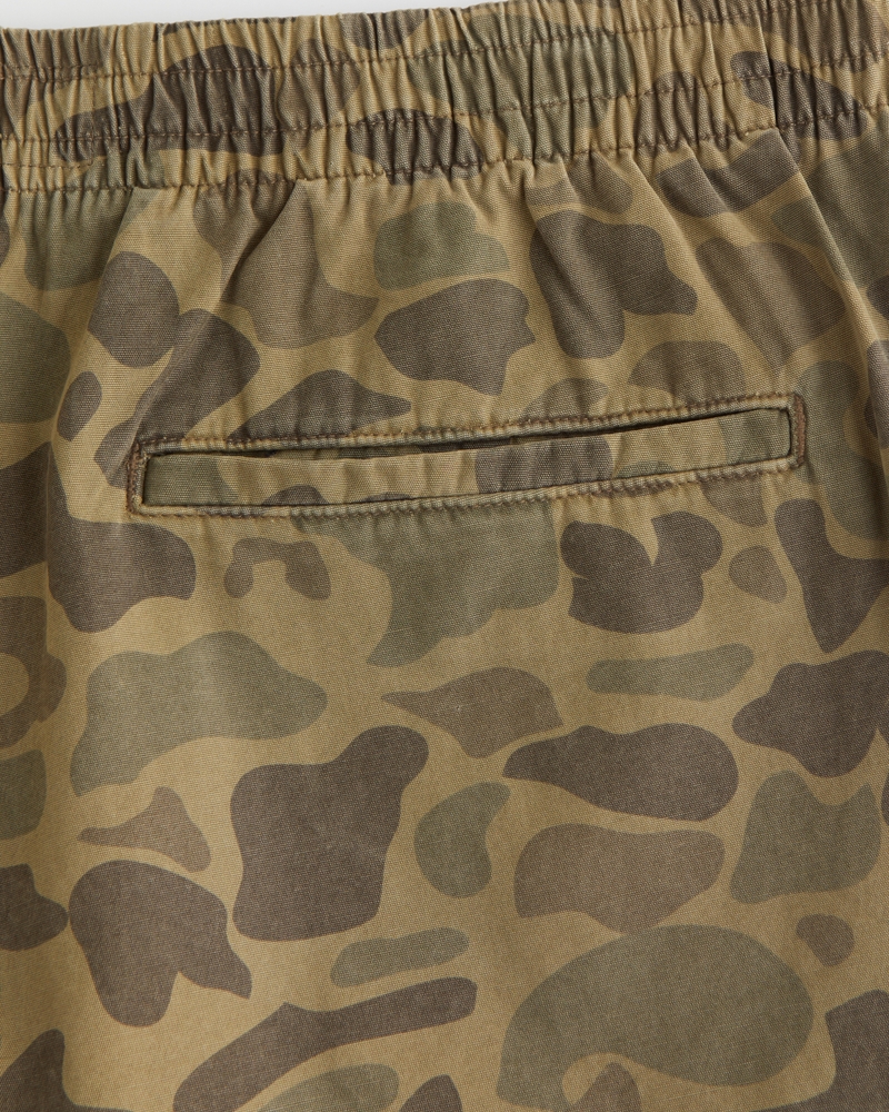 Cotton Pull-On Short(olive camo,XS)