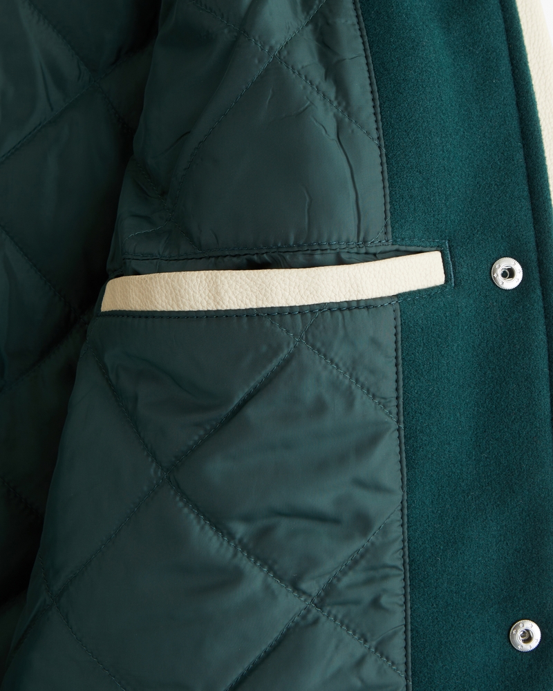 New York Jets Varsity Bomber Jacket(dark green - jets,XS)
