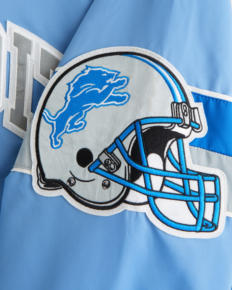Detroit Lions Varsity Bomber Jacket(light blue - lions,XS)