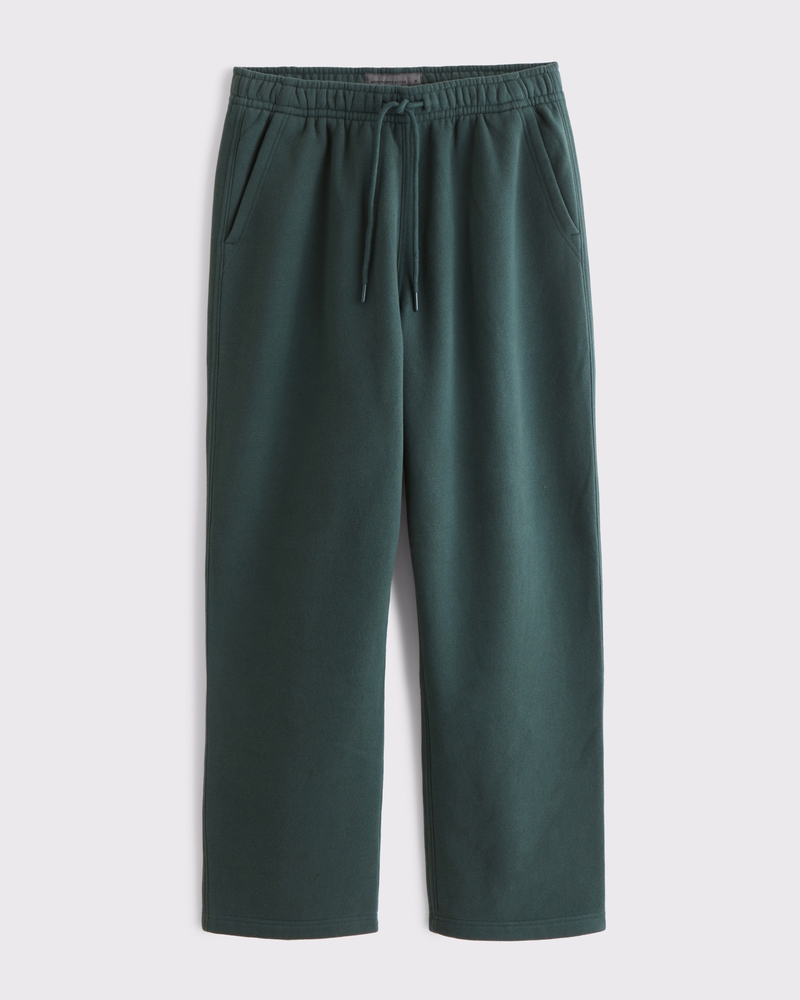 Essential Baggy Open-Hem Sweatpant(dark spruce,XS)