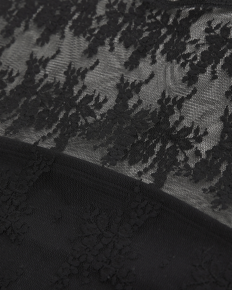 Lace Shell Top(black,XXS)