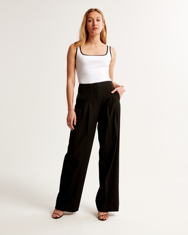 Essential Tuckable Squareneck Rib Tank