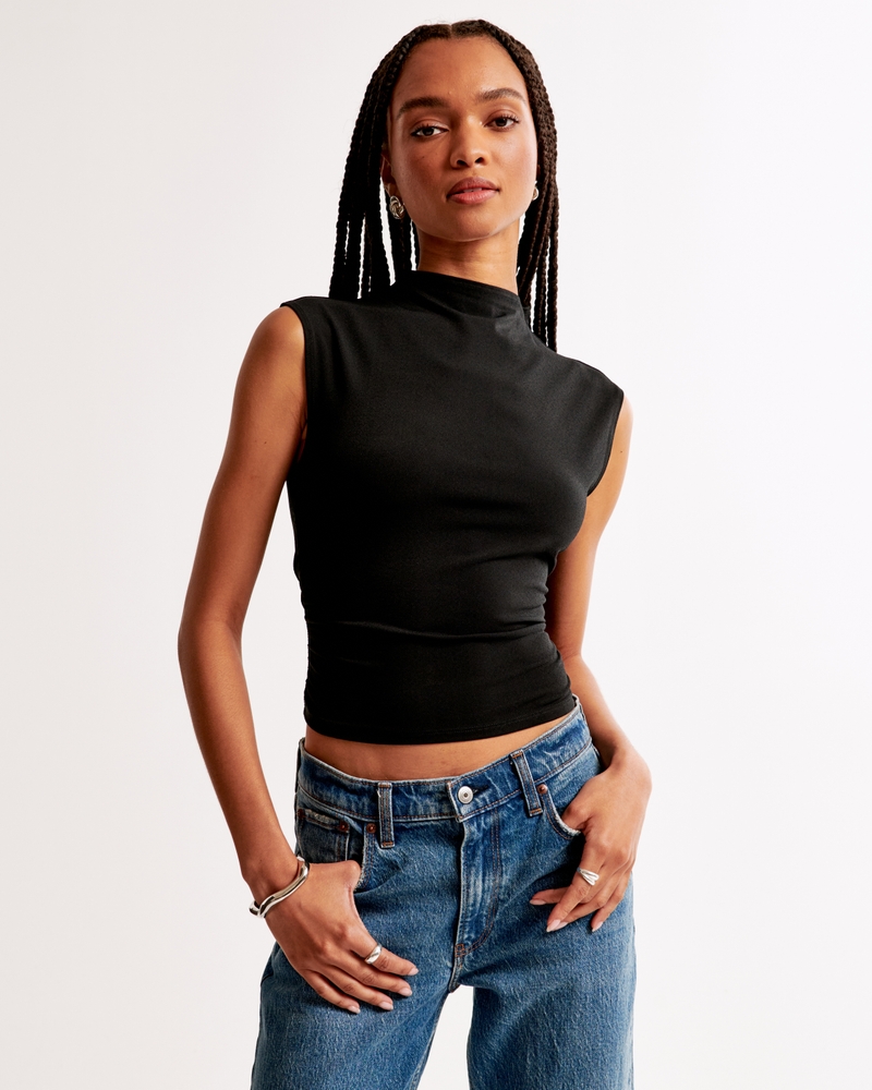 The A&F Paloma Top(black,XXS)