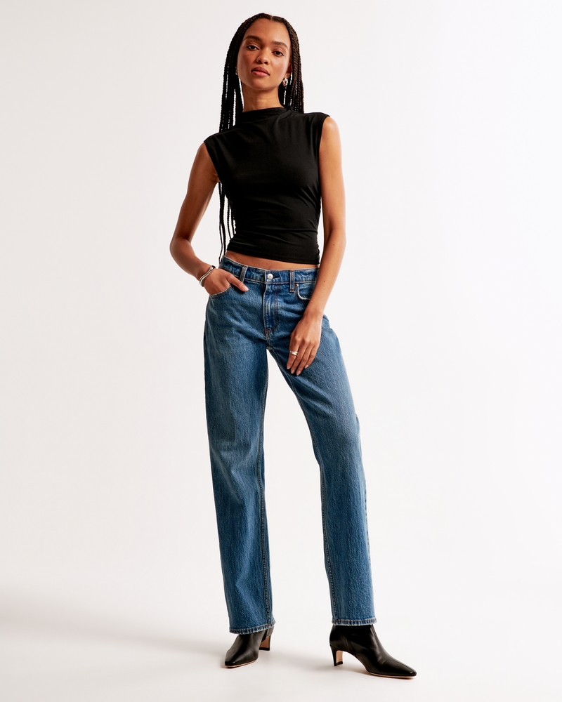 The A&F Paloma Top(black,XXS)