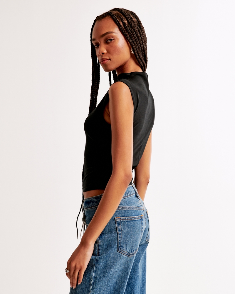 The A&F Paloma Top(black,XXS)