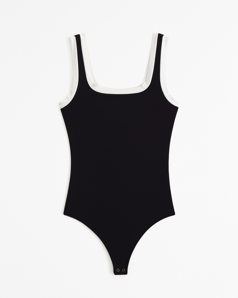 Cotton-Modal Bodysuit(black,XXS)