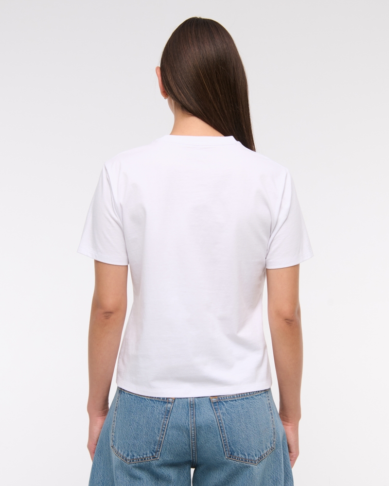 Essential Premium Polished Relaxed Tee(white,XXS)