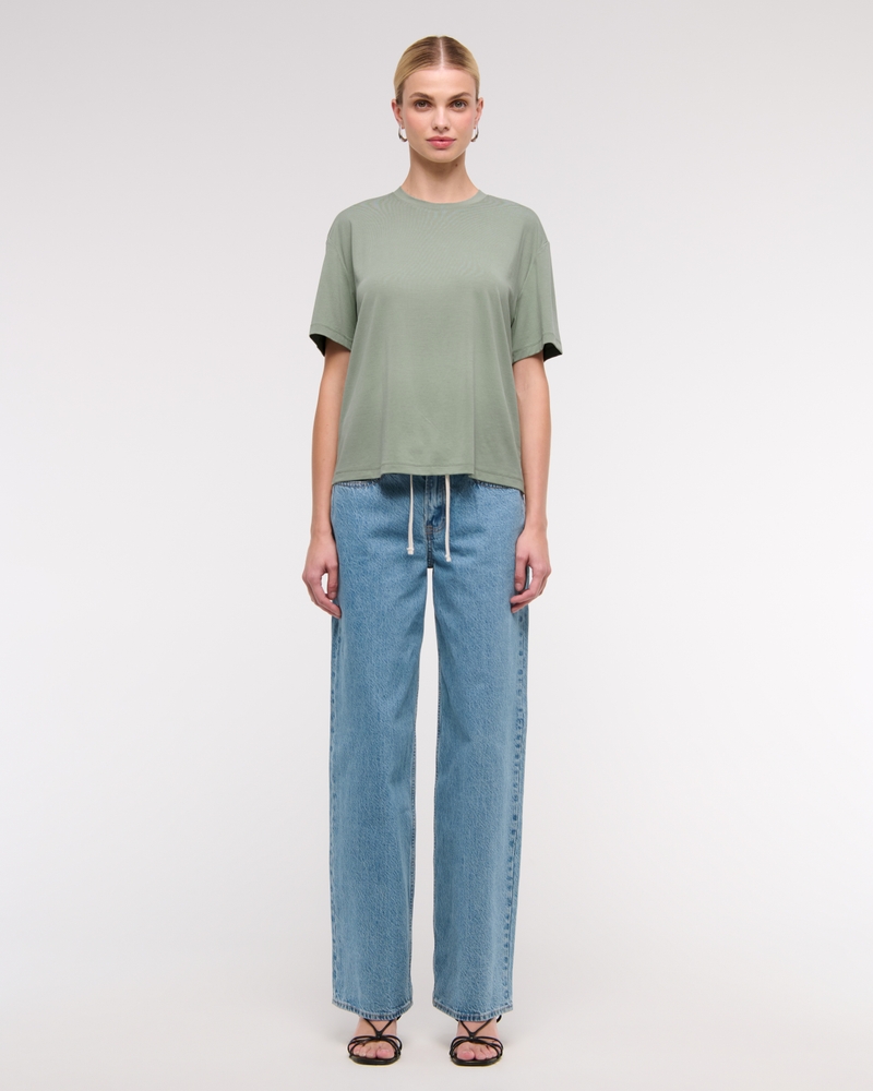 Cupro Easy Tee(green,XXS)